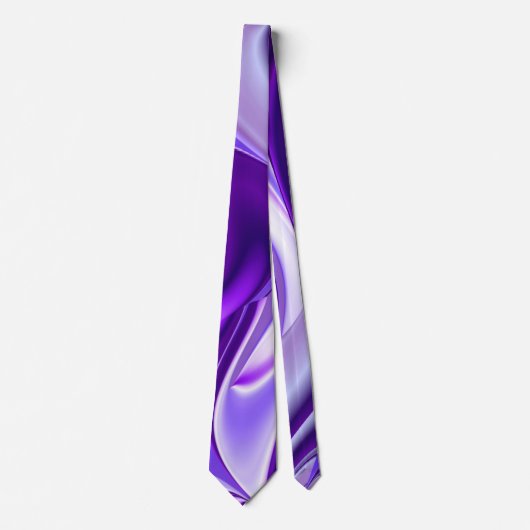 Lila Traum, Abstrakte Fantasie Rainbow Art Krawatte (Vorderseite)