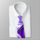 Lila Traum, Abstrakte Fantasie Rainbow Art Krawatte (Gebunden)