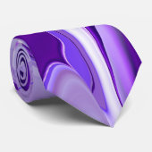 Lila Traum, Abstrakte Fantasie Rainbow Art Krawatte (Gerollt)