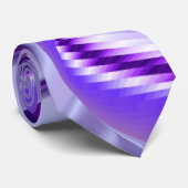 Lila Traum, Abstrakte Fantasie Rainbow Art Krawatte (Gerollt)