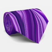 Lila Traum, Abstrakte Fantasie Rainbow Art Krawatte (Gerollt)