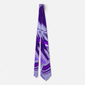 Lila Traum, Abstrakte Fantasie Rainbow Art Krawatte (Rückseite)