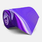 Lila Traum, Abstrakte Fantasie Rainbow Art Krawatte (Gerollt)