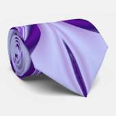 Lila Traum, Abstrakte Fantasie Rainbow Art Krawatte (Gerollt)