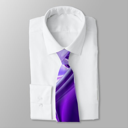 Lila Traum, Abstrakte Fantasie Rainbow Art Krawatte (Gebunden)