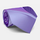 Lila Traum, Abstrakte Fantasie Rainbow Art Krawatte (Gerollt)