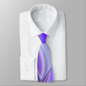 Lila Traum, Abstrakte Fantasie Rainbow Art Krawatte (Gebunden)