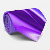 Lila Traum, Abstrakte Fantasie Rainbow Art Krawatte (Gerollt)