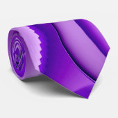 Lila Traum, Abstrakte Fantasie Rainbow Art Krawatte (Gerollt)