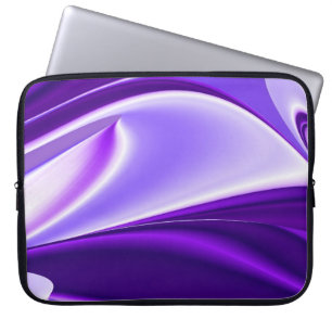 Lila Traum, Abstrakte Fantasie Rainbow Art Laptopschutzhülle