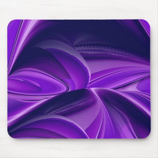 Lila Traum, Abstrakte Fantasie Rainbow Art Mousepad (Vorne)