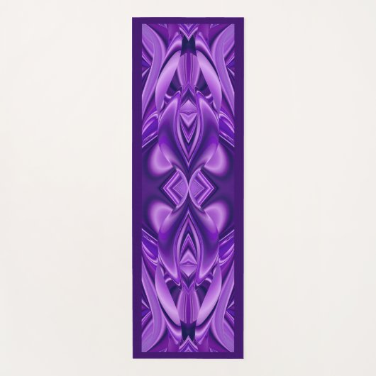 Lila Traum, Abstrakte Fantasie Rainbow Art Yogamatte (Vorderseite)