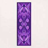 Lila Traum, Abstrakte Fantasie Rainbow Art Yogamatte (Rückseite)