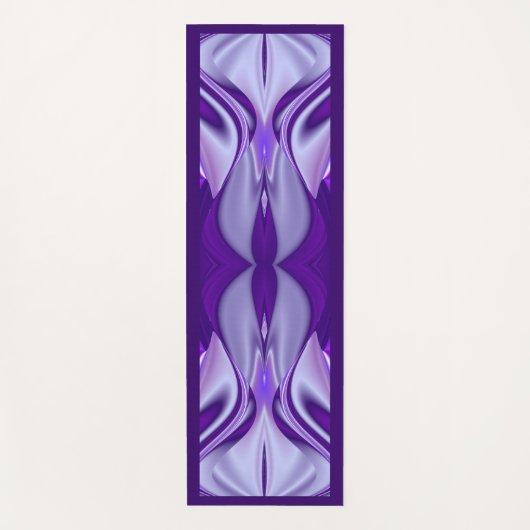 Lila Traum, Abstrakte Fantasie Rainbow Art Yogamatte (Vorderseite)