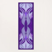 Lila Traum, Abstrakte Fantasie Rainbow Art Yogamatte (Rückseite)