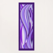 Lila Traum, Abstrakte Fantasie Rainbow Art Yogamatte (Rückseite)