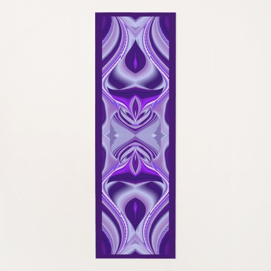 Lila Traum, Abstrakte Fantasie Rainbow Art Yogamatte (Vorderseite)