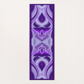 Lila Traum, Abstrakte Fantasie Rainbow Art Yogamatte (Rückseite)