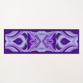 Lila Traum, Abstrakte Fantasie Rainbow Art Yogamatte (Vorderseite (Horizontal))