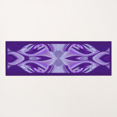 Lila Traum, Abstrakte Fantasie Rainbow Art Yogamatte (Rückseite (Horizontal))