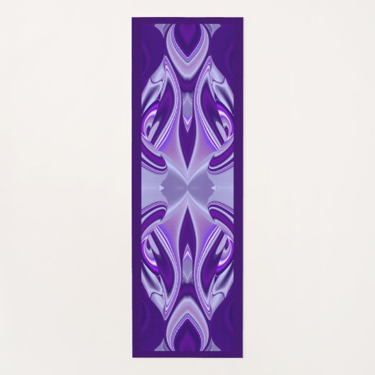 Lila Traum, Abstrakte Fantasie Rainbow Art Yogamatte (Vorderseite)