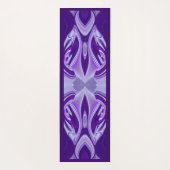 Lila Traum, Abstrakte Fantasie Rainbow Art Yogamatte (Rückseite)