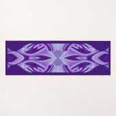 Lila Traum, Abstrakte Fantasie Rainbow Art Yogamatte (Vorderseite (Horizontal))