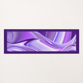 Lila Traum, Abstrakte Fantasie Rainbow Art Yogamatte (Rückseite (Horizontal))