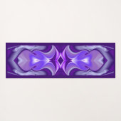 Lila Traum, Abstrakte Fantasie Rainbow Art Yogamatte (Rückseite (Horizontal))