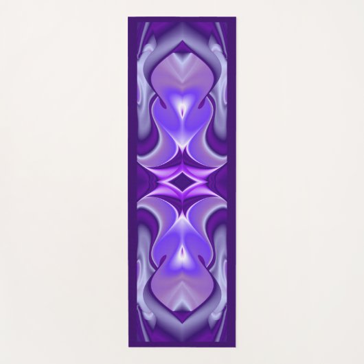 Lila Traum, Abstrakte Fantasie Rainbow Art Yogamatte (Vorderseite)