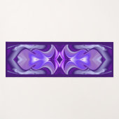 Lila Traum, Abstrakte Fantasie Rainbow Art Yogamatte (Vorderseite (Horizontal))