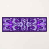 Lila Traum, Abstrakte Fantasie Rainbow Art Yogamatte (Rückseite (Horizontal))