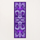 Lila Traum, Abstrakte Fantasie Rainbow Art Yogamatte (Rückseite)