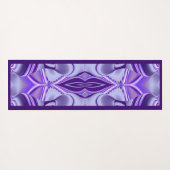 Lila Traum, Abstrakte Fantasie Rainbow Art Yogamatte (Rückseite (Horizontal))