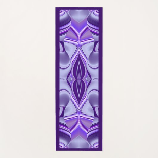 Lila Traum, Abstrakte Fantasie Rainbow Art Yogamatte (Vorderseite)