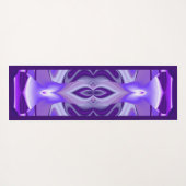 Lila Traum, Abstrakte Fantasie Rainbow Art Yogamatte (Rückseite (Horizontal))