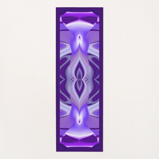 Lila Traum, Abstrakte Fantasie Rainbow Art Yogamatte (Vorderseite)