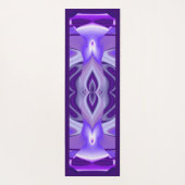 Lila Traum, Abstrakte Fantasie Rainbow Art Yogamatte (Rückseite)