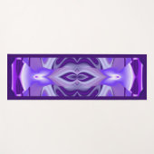 Lila Traum, Abstrakte Fantasie Rainbow Art Yogamatte (Vorderseite (Horizontal))