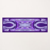 Lila Traum, Abstrakte Fantasie Rainbow Art Yogamatte (Rückseite (Horizontal))