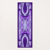 Lila Traum, Abstrakte Fantasie Rainbow Art Yogamatte (Rückseite)