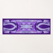 Lila Traum, Abstrakte Fantasie Rainbow Art Yogamatte (Vorderseite (Horizontal))