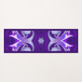 Lila Traum, Abstrakte Fantasie Rainbow Art Yogamatte (Rückseite (Horizontal))