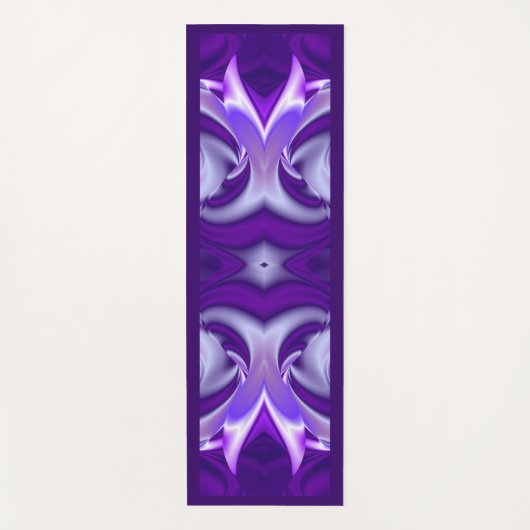 Lila Traum, Abstrakte Fantasie Rainbow Art Yogamatte (Vorderseite)