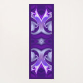 Lila Traum, Abstrakte Fantasie Rainbow Art Yogamatte (Rückseite)