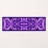 Lila Traum, Abstrakte Fantasie Rainbow Art Yogamatte (Rückseite (Horizontal))