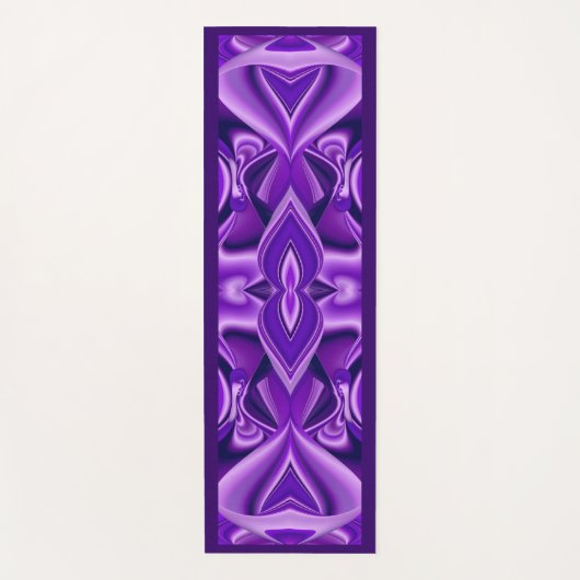 Lila Traum, Abstrakte Fantasie Rainbow Art Yogamatte (Vorderseite)