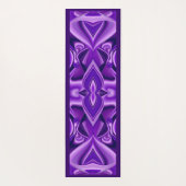 Lila Traum, Abstrakte Fantasie Rainbow Art Yogamatte (Rückseite)