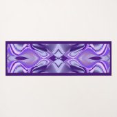 Lila Traum, Abstrakte Fantasie Rainbow Art Yogamatte (Rückseite (Horizontal))