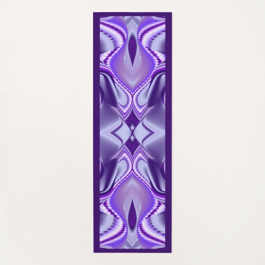 Lila Traum, Abstrakte Fantasie Rainbow Art Yogamatte (Vorderseite)